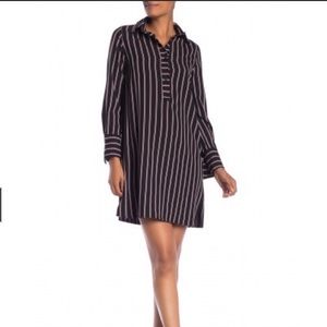BNWT Max Studio striped shirt dress
